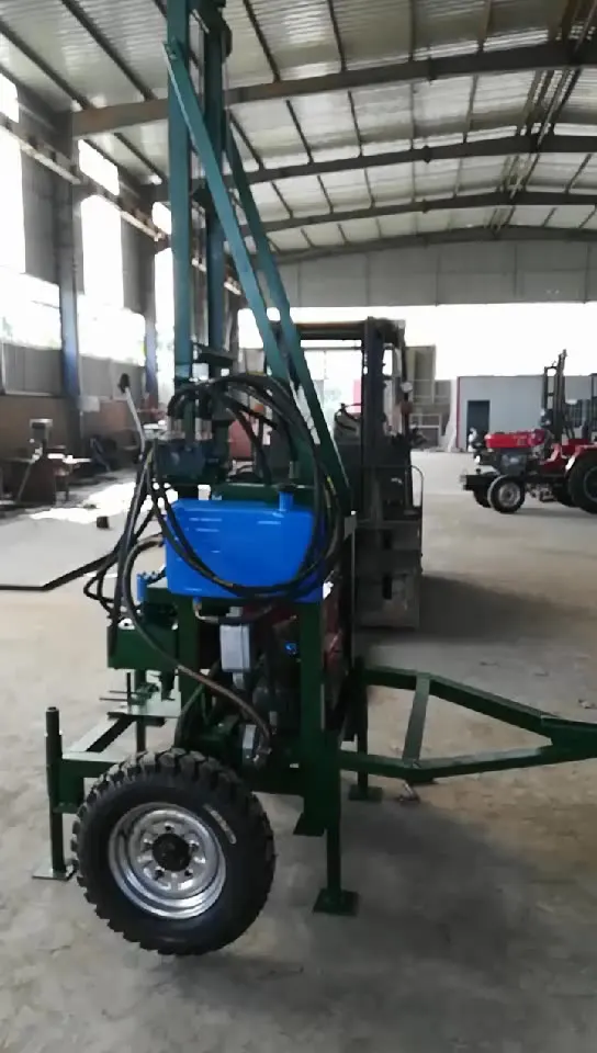 Bore Well Drilling Machine Tube Water Well Drilling Rig 60m Depth Soil Drill Hydraulic Drilling Machine