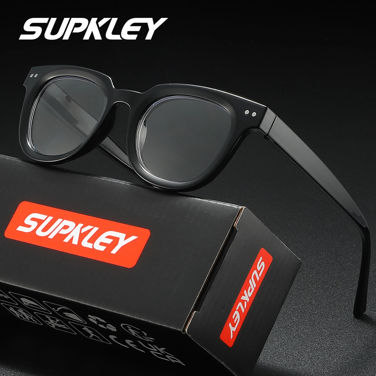 

SUPKLEY Изысканные высококачественные очки для чтения с овальной оправой для повседневного офиса и учебы, очки для чтения высокой четкости