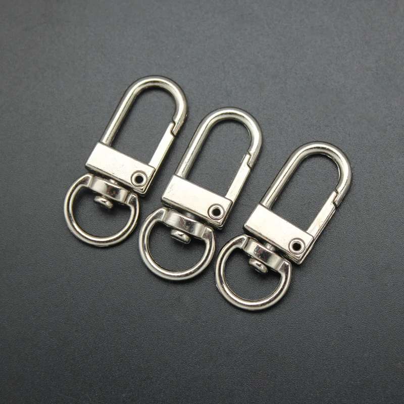 Wholesale Customized Logo Zinc Alloy Handbag Accessories Bracelet Hook Metal Swivel Key Chain Snap Hook Pet Cord Buckle