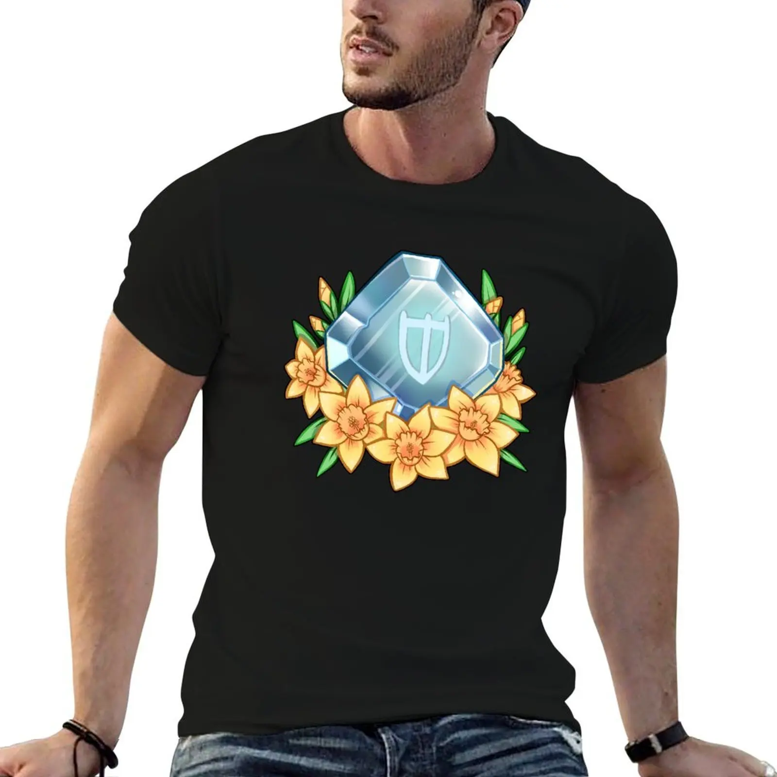 

Job Stone FFXIV graphic shirts T-Shirt t man t shirt shirts PLD print custom t cotton - man