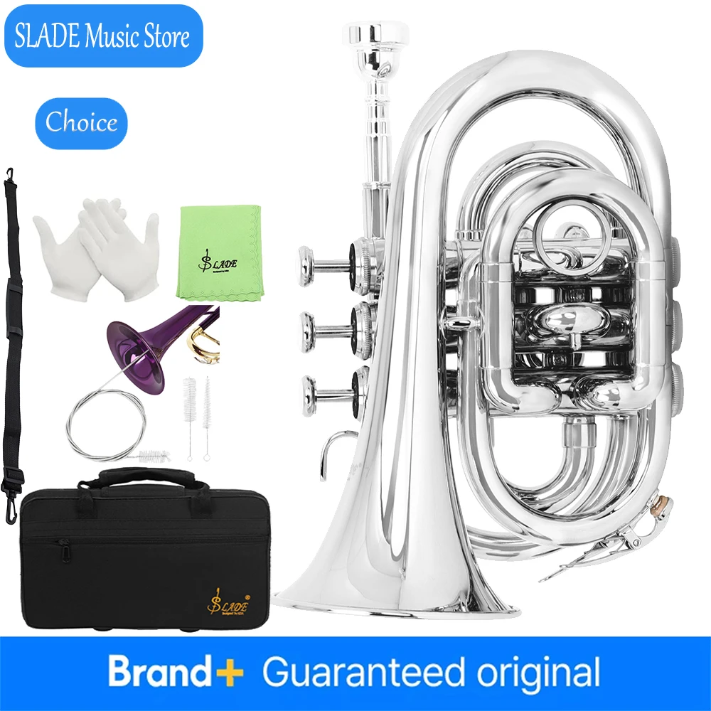 

Тромбон SLADE Palm Trumpet LDP650, Bb-диапазон, латунный, с мундштуком, перчатками, салфеткой для чистки и чехлом для переноски в комплекте