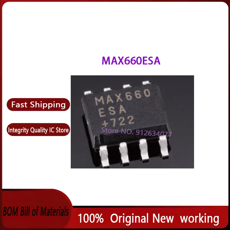1~100pcs/lot MAX660ESA MAX660 MAX660ESA+T SOP-8 IC Chipset New Original