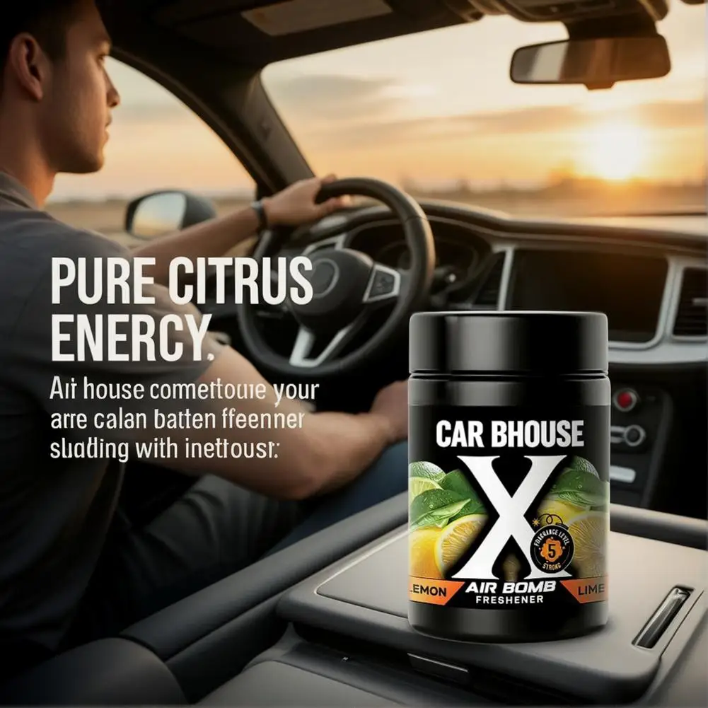 Ambientador SÓLIDO para Auto, Portátil y Refrescante, Neutraliza Olores, Accesorios para Interiores de Auto, Elimina Olores para el Hogar y el Auto