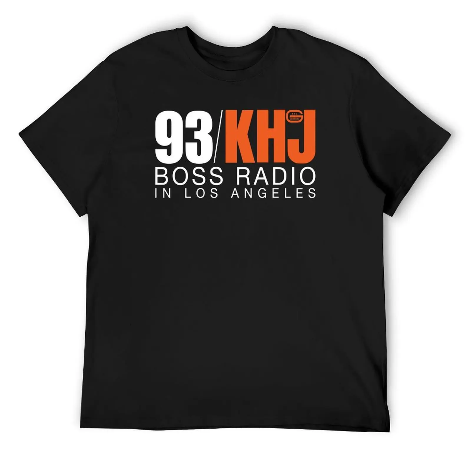 

93 KHJ Boss Radio T-Shirt Aesthetic clothing topping luxury t-shirt plus sizes Short sleeve tee men