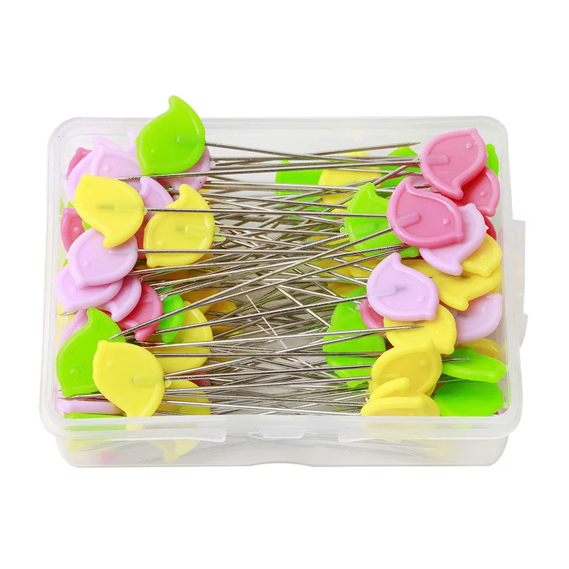 50Pcs Patchwork Pins Dressmaking Pins Sewing Embroidery Tools Needle Fixed Metal Button Pins DIY Sewing Accessories