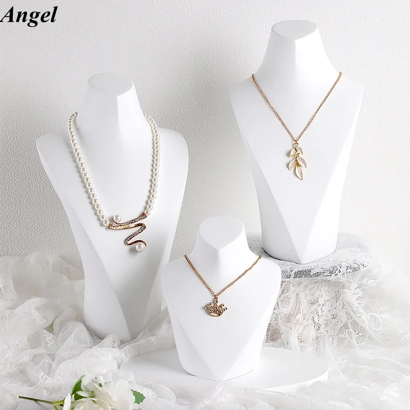 Jewelry Table Jewelry Rack Portrait Model Necklace Display Support Neck Display Rack Jewelry Display Props Storage Stand