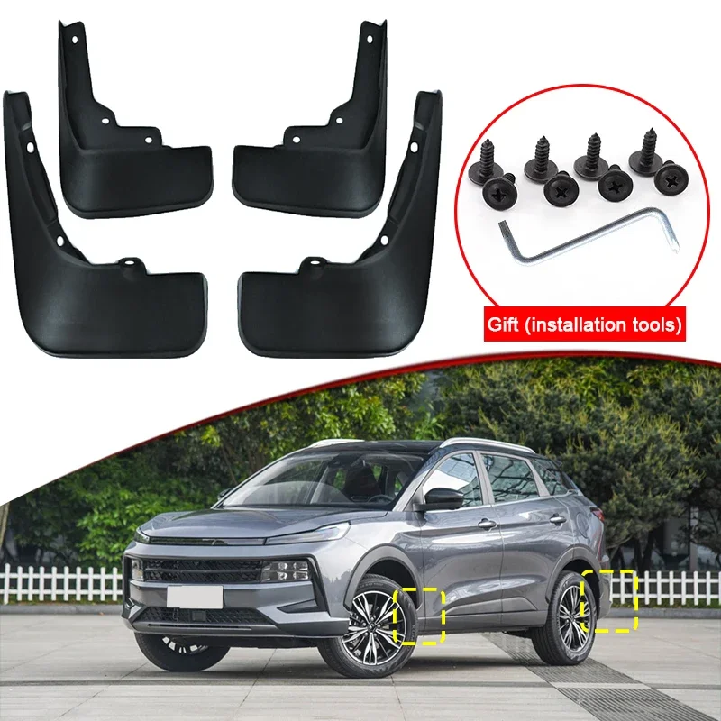 

Car Styling For JAC JS6 SEI6 2021 2022 2023 ABS Car Mud Flaps Splash Guard Mudguards MudFlaps Front Rear Fender Auto Accessories