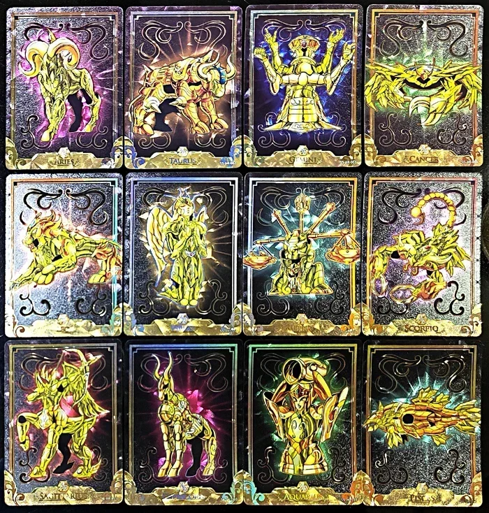 KAYOU 91PCS/1 Box Saint Seiya Cards Full Set Latest Genuine Original Anime Characters Collectibles Gift Children\'s Toys