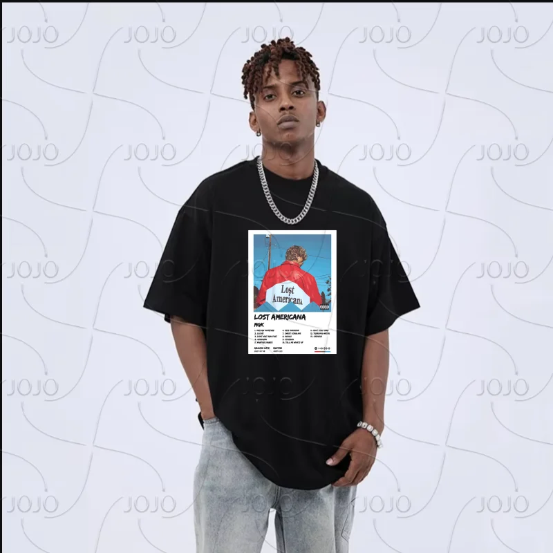 

MGK Album Fan Gift 3D Printed Quick-dry T-shirt, Essential for Fan Concerts, Machine Gun Kelly Hip-hop PUNK Oversized Top