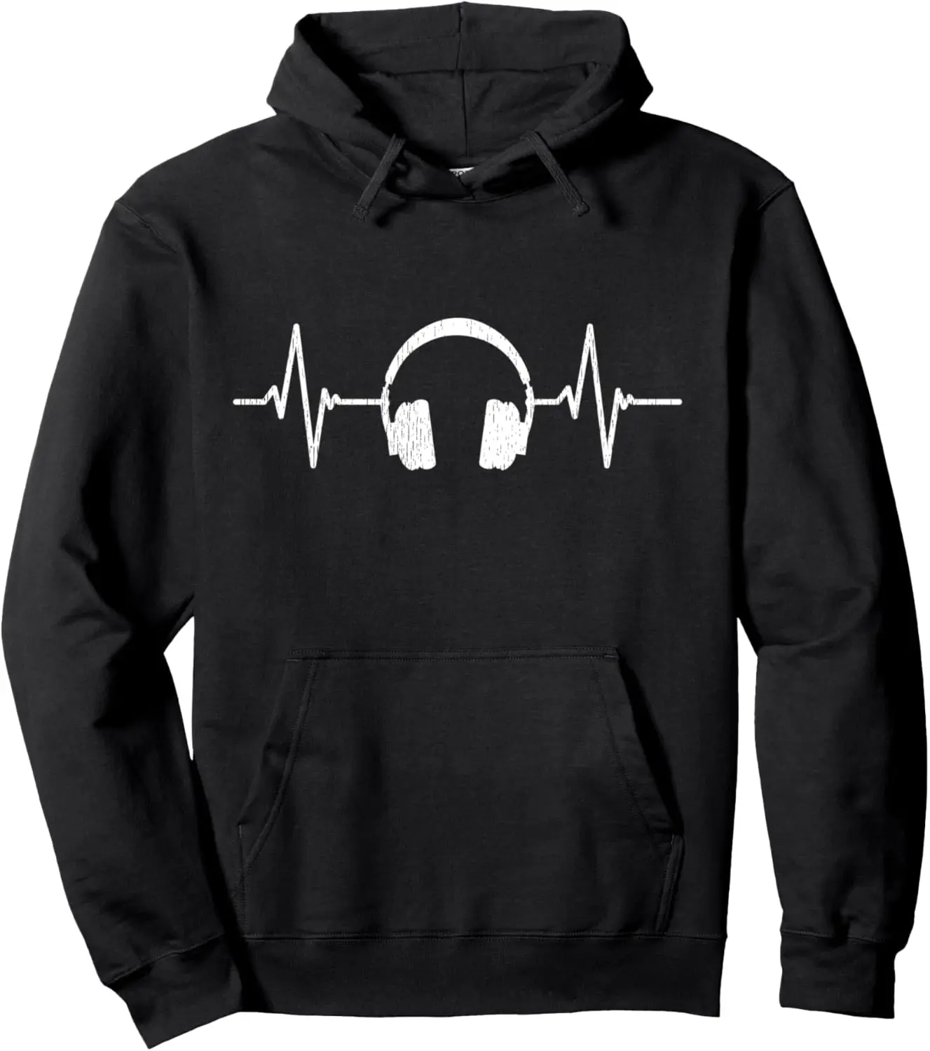 

Cool Music Lover Producer DJ Present Heartbeat Headphones Pullover Unisex Autumn Streetwear Tops Customizable Sweatshirt