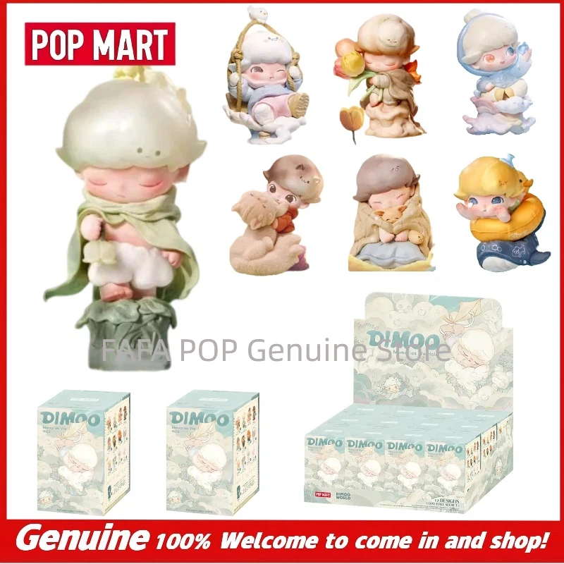 

Genuine New POPMART Dimoo Memories We Hold Series Blind Box Figures Luminous Toy Ornament Desktop Decoration Mystery Box