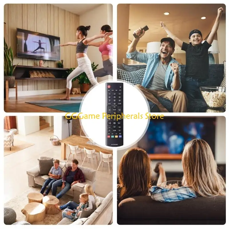 U55B AKB76045803 LCD Remote Control Universal Compatibility For Televisions