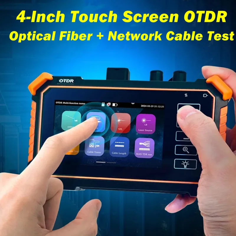 

OTDR Tester MOT-31 4 Inch Touch Screen OPM VFL Optic Time-domain Reflectometer Utp Cable Optic Fiber Tester