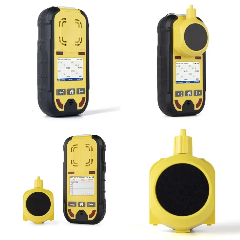 High Precision CO2 H2S CH4 Gas Analyzer Multi Gas Leak Detector with IP65 Protection Rating for Industrial Safety Monitoring