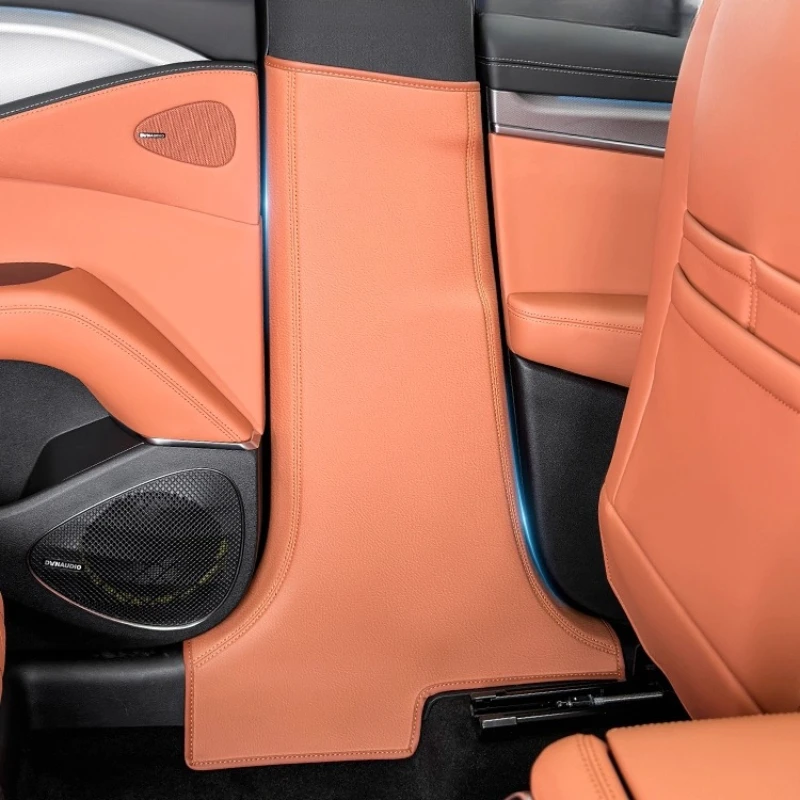 

Для BYD Sealion 07 EV 2025 2026 Защитная накладка на стойку B, кожаная защита от грязи центральной стойки, аксессуары для отделки Inteior