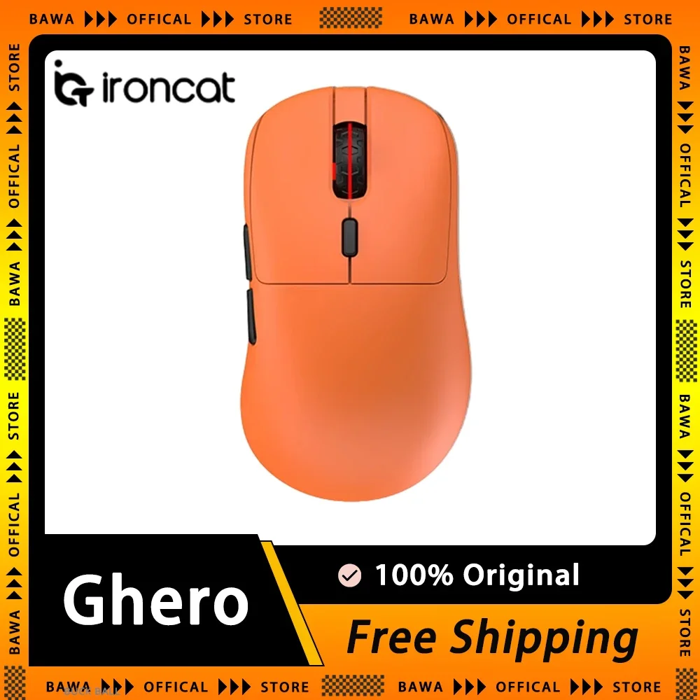 

Incott Ghero Esports Mouse 8k Return Rate Dual Mode Bluetooth Wireless Office Paw3395 Mouse Accessory For Computer Gaming Gifts