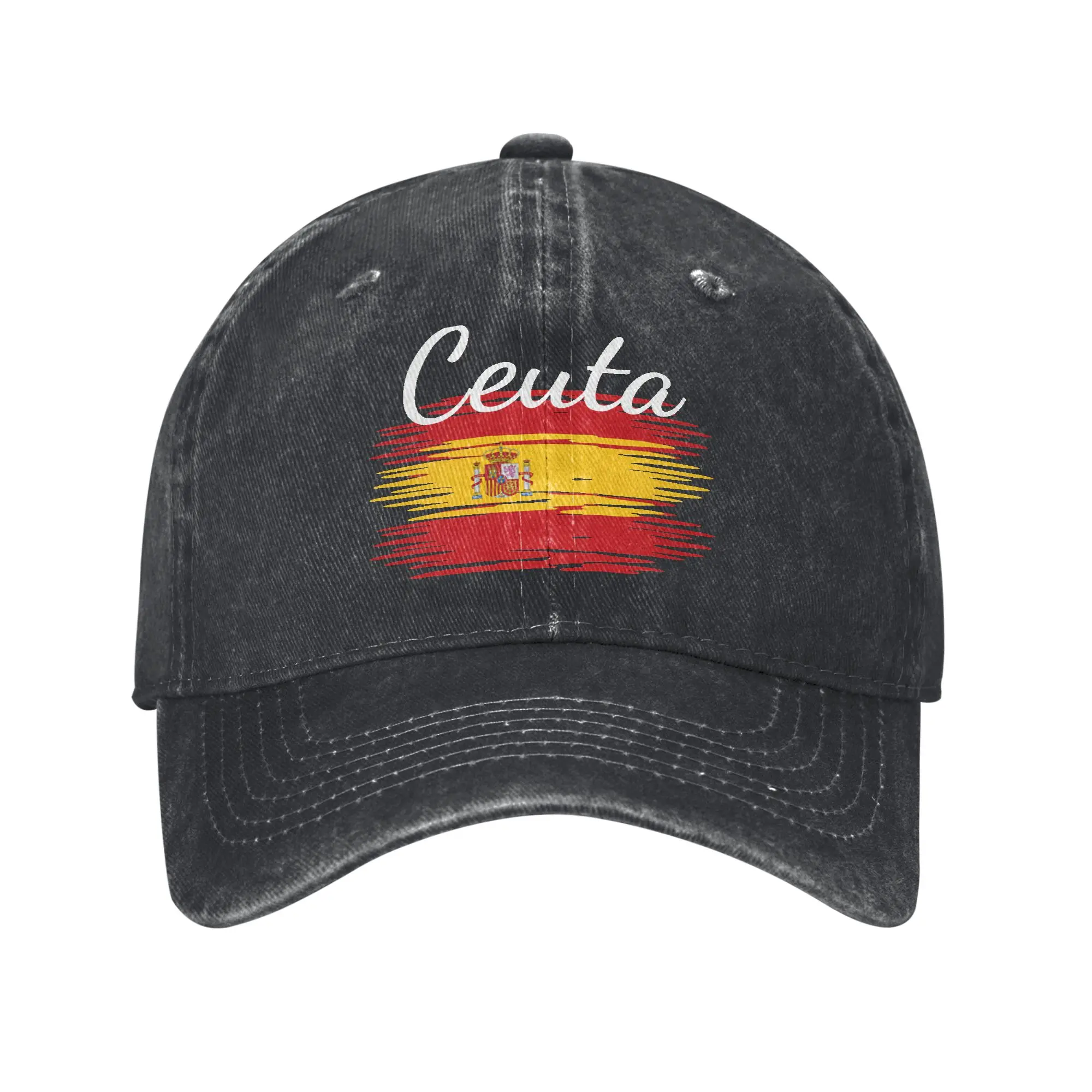 Ceuta Make Spain Great Again Spanish Flag Men Women Baseball Caps Travel Distressed Denim Hat Workouts Unstructured Soft Sun Cap