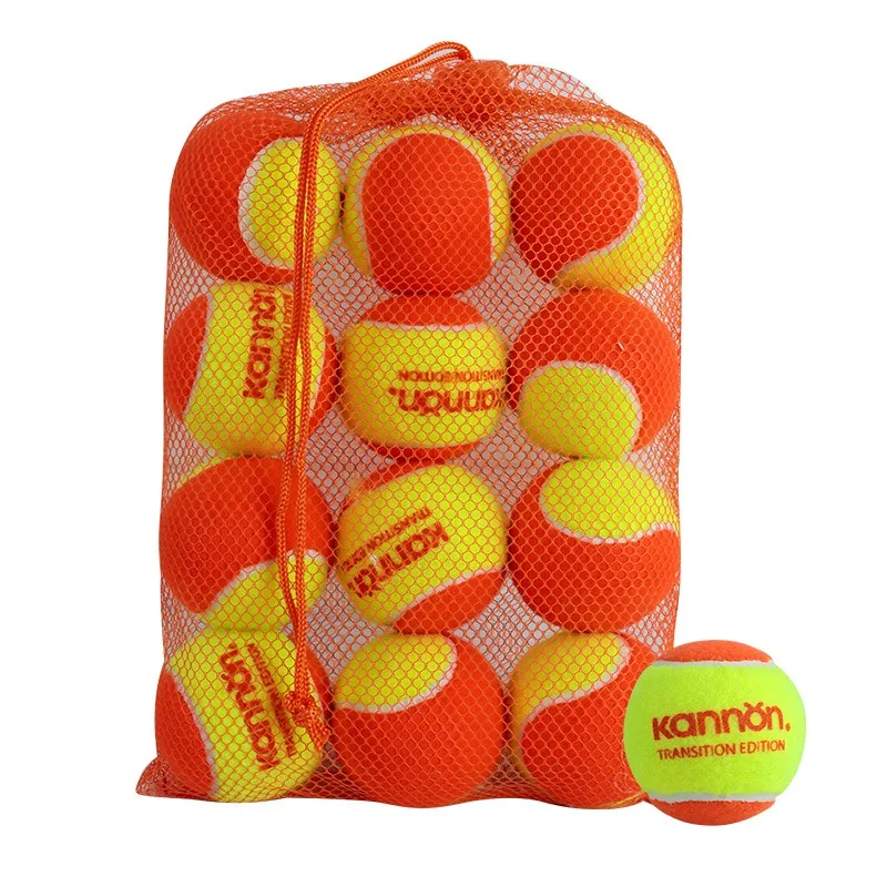 

Kannon Orange Balls Transitional Short Low Pressure Decompression Soft Children's Single Train Teenager Tennis Balls 12/24/36PCS
