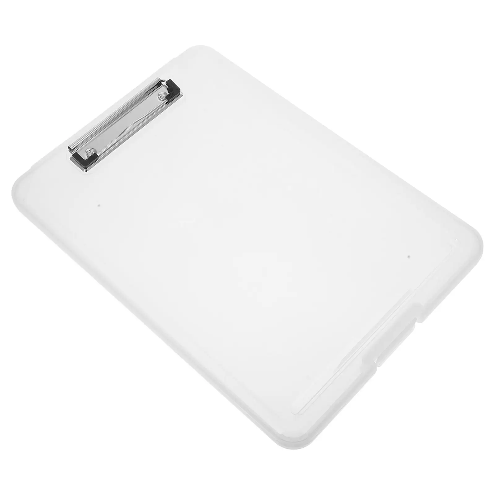 File Storage Box Clipboard Binder Calculator Organizer Boards Case with Cover Paper Holder