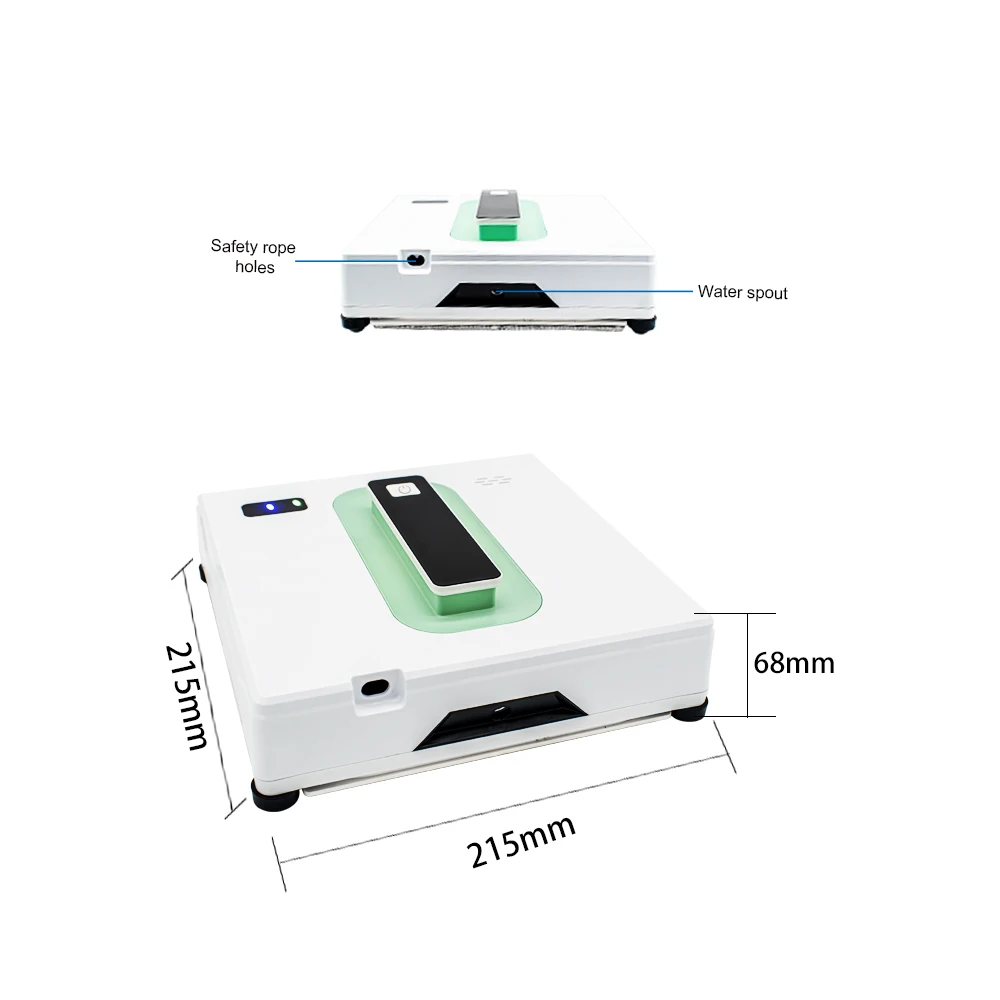 Window Cleaning Robot Dual Water Spray Automatic Cleaning Intelligent Path Planning Perfect for High-Rise Windows and Glass Door