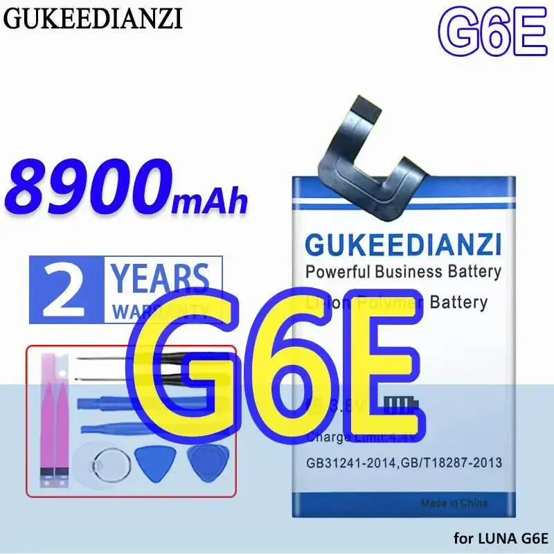 

Mobile Phone Battery For Luna G6E High Compatibility High-Capacity 8900Mah