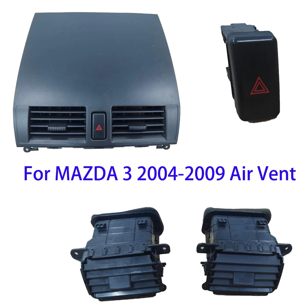 

car Original Center Console Grill Dash For MAZDA 3 AC Air Conditioner Vent Outlet Panel Cover Frame