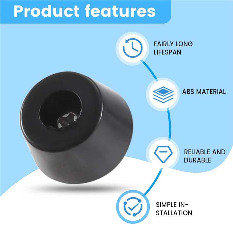 A51M-120 Pcs Soft Cutting Board Rubber Feet With Stainless Steel Screws 0.28 X 0.59 For Furniture, Electronics And Appliances