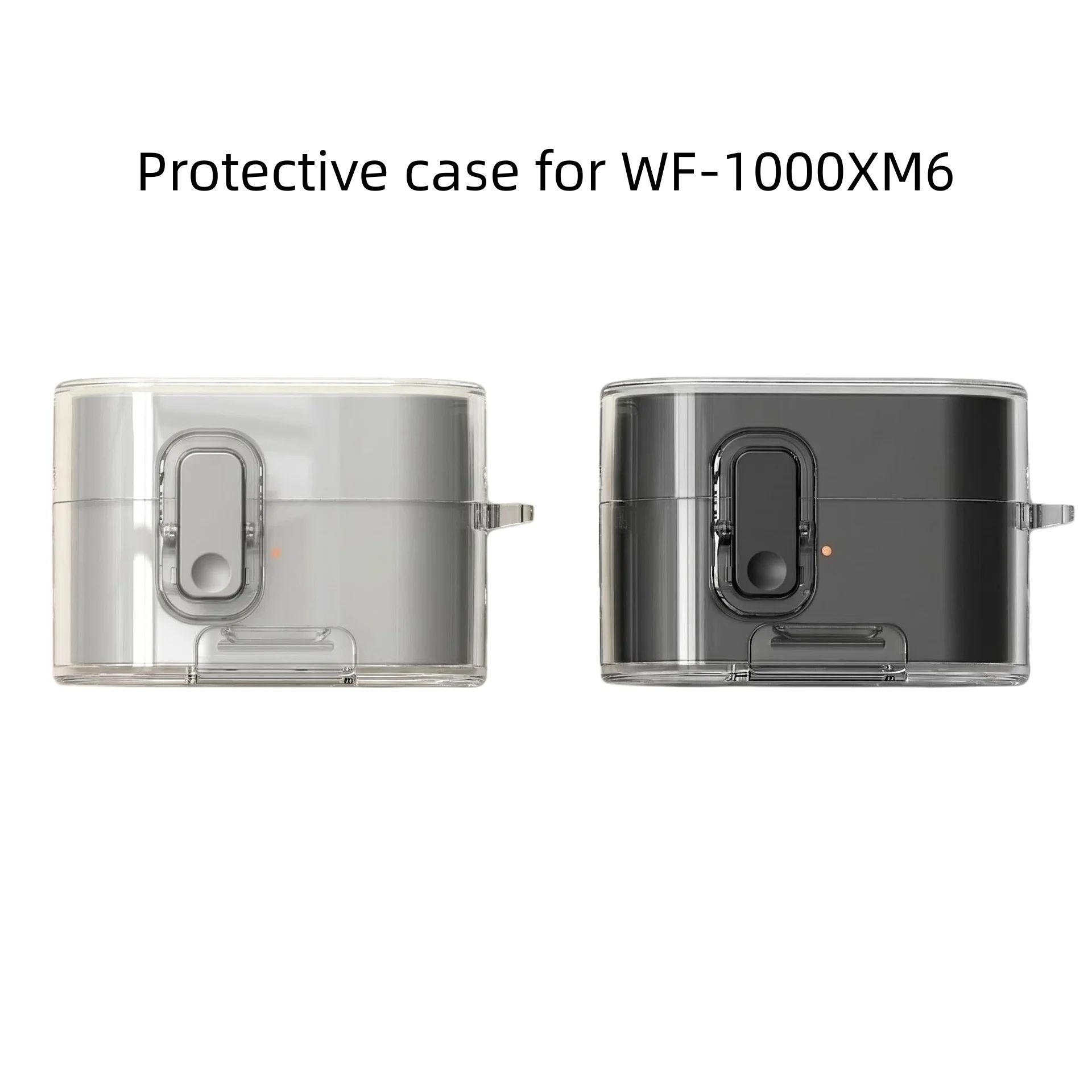 

Transparent protective case for Sony WF-1000XM6 earbuds