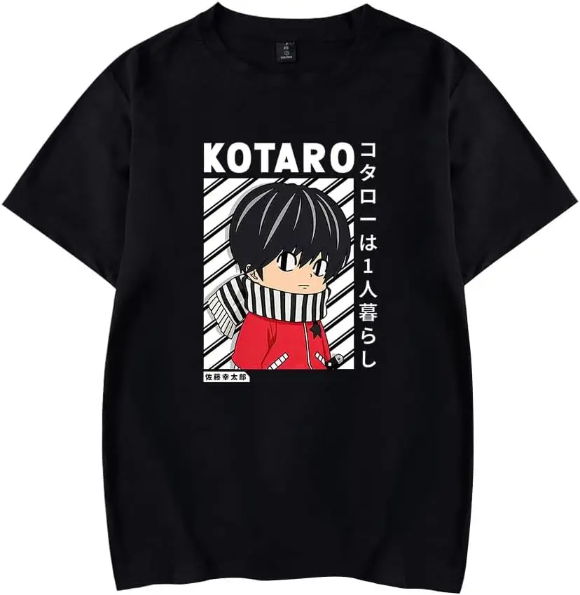 Kotaro Lives Alone T-Shirts New Logo Merch Summer Women Men Fashion Casual Short Sleeve Tee