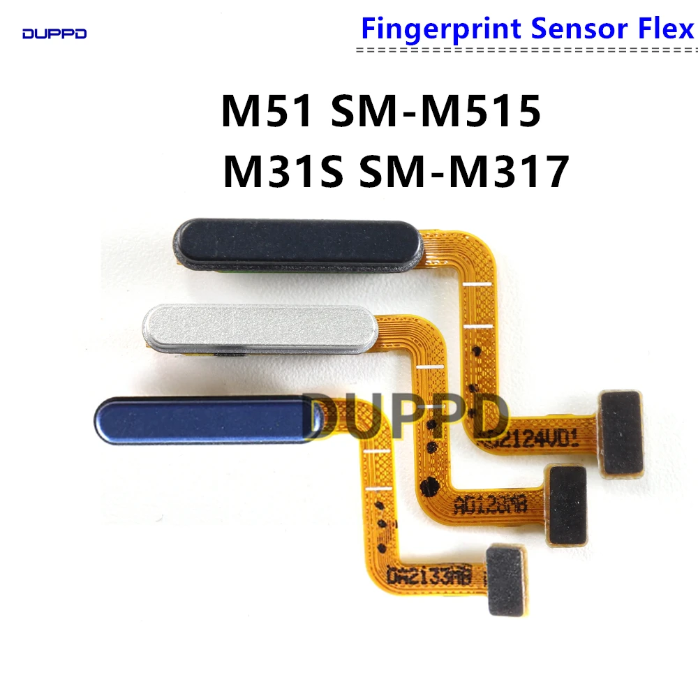 

For Samsung Galaxy M51 M515 M31S M317 Fingerprint Sensor Touch ID Power Switch ON OFF Home Button Side Key Flex Cable