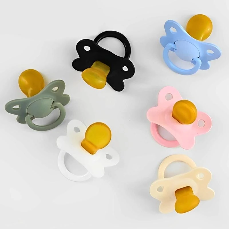 

M76C Soother Silicone Baby Nipple Baby Essential Gift for Boy Girl Dummy Pacifier