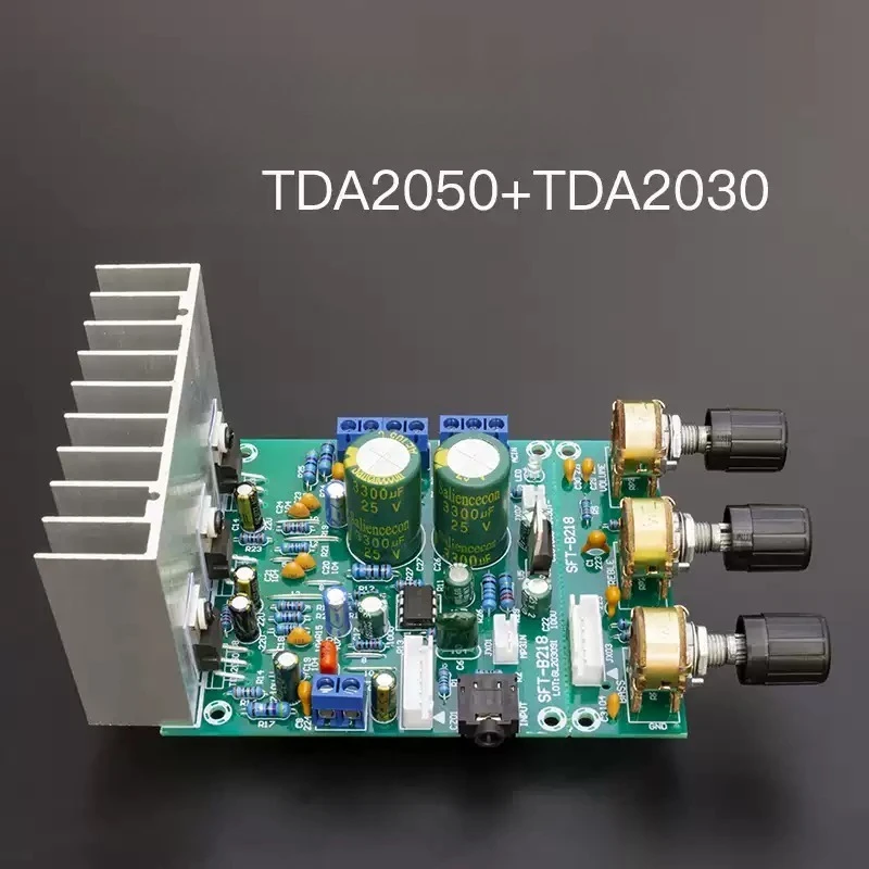SOTAMIA TDA2050 TDA2030 Subwoofer Amplifier 30W+15Wx2 2.1 Channel Class AB Amplificador Speaker Sound Power Amplifiers