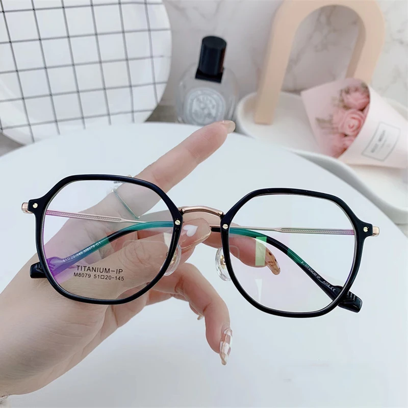 

Tan Oval Frame Myopia Glasses Transparent Computer Blue Light Blocking Eyeglasses Men Women Anti Radiation Eyewaer with Diopter