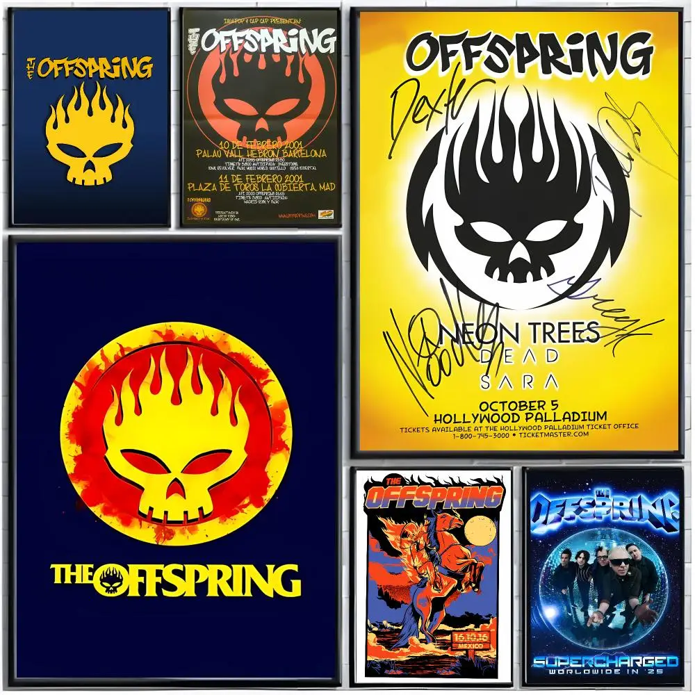 Rebellious Energetic Punk-rock O-The OffspringS Poster Modern Wall Art Home Decor Living Room Decorative Print Unframed