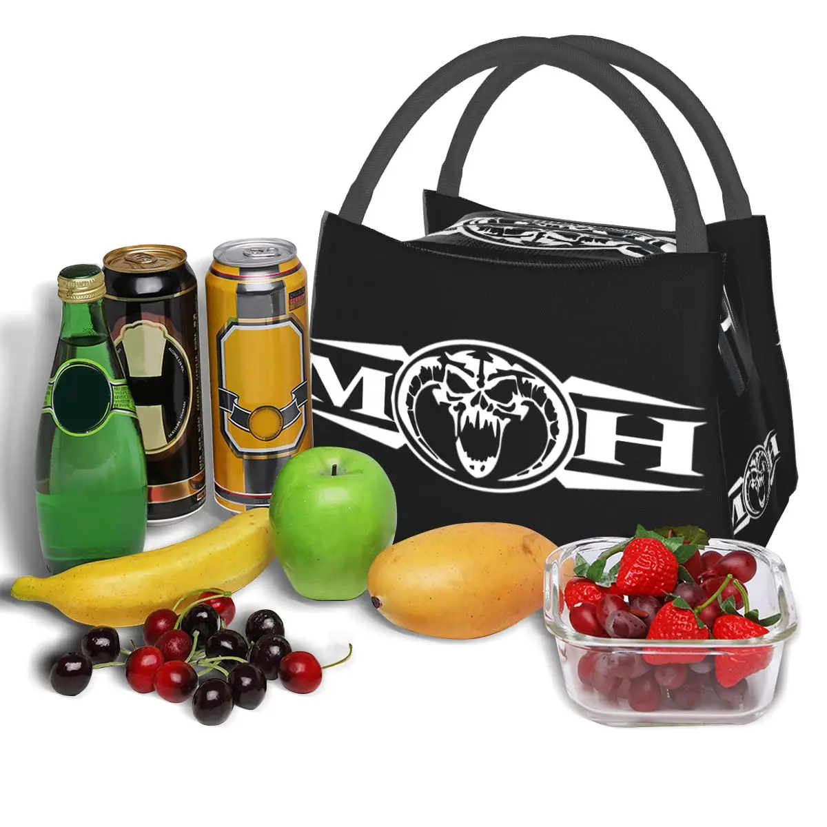 Masters Of Hardcore Is The Name Of A Dutch Hardcore Lunch Bags Bento Box Lunch Tote Picnic Bags Thermal Bag for Woman Work