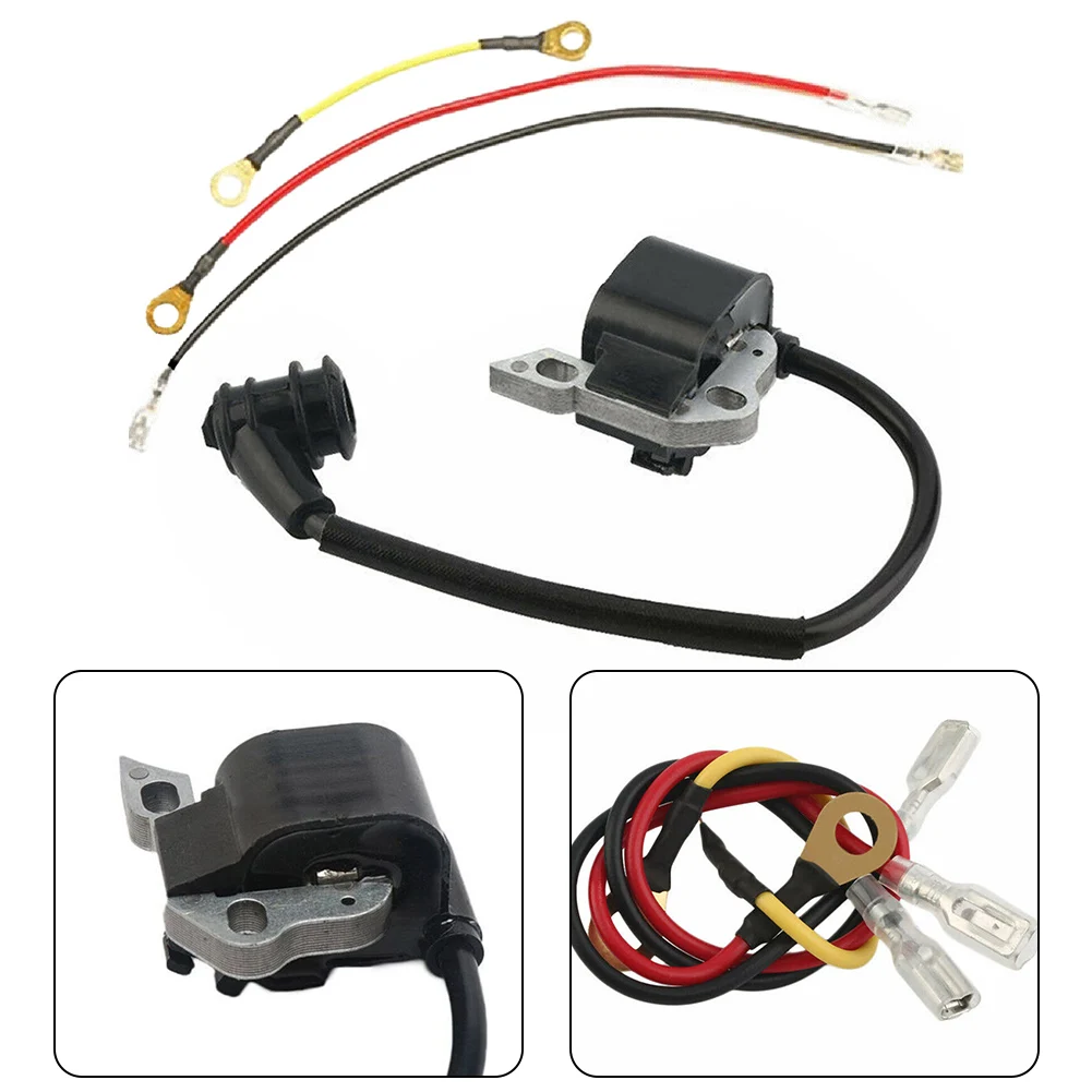 Ignition Coil Chainsaw Parts Black Ignition Coil & Wires 021 023 025 For STIHL Ignition Coil Module MS250 Chainsaw