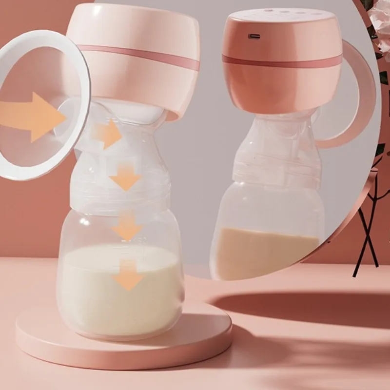 مضخة ثدي كهربائية ذكية الكل في واحد، شفط قوي تلقائي مع أوضاع تدليك، مضخة رضاعة صامتة مريحة #3