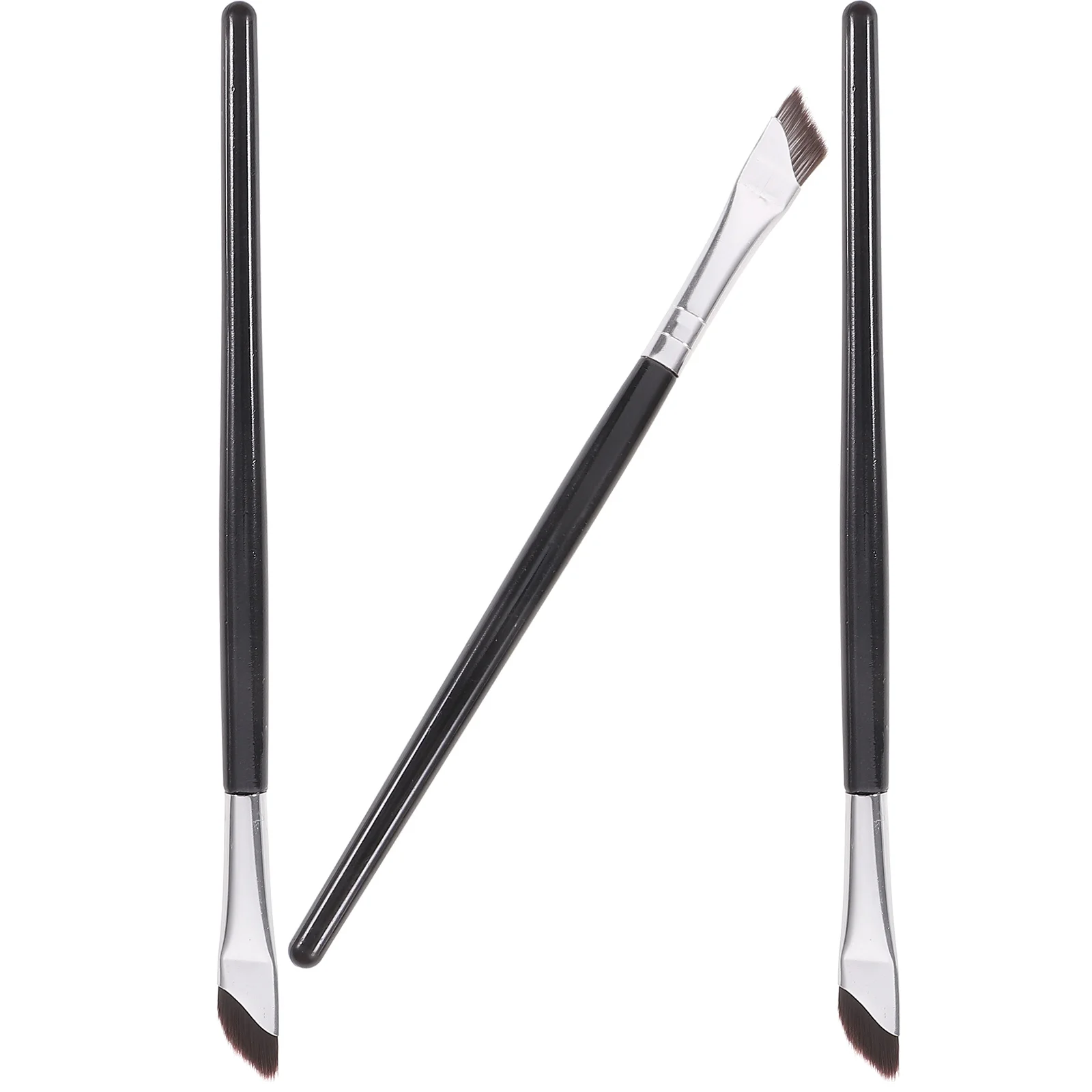 

3pcs Scythe Eyeliner Brushes Angled Makeup Brush Set Fine Eyebrow Concealer Tools for Eyeshadow Precision Eye Makeup Artistry