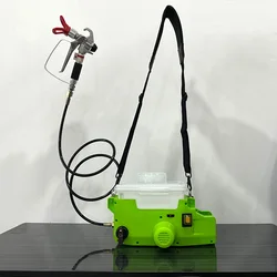 Portable Airless Painting Machine 1.7L Capacity Spray Gun Rechargeable Electric Paint Coating Sprayer 21V Makita Lithium Battery