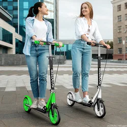 Children and Teens Adult Scooter Two-Wheeled Foldable City Work School Student Outdoor Sports Portable Pedal Scooter