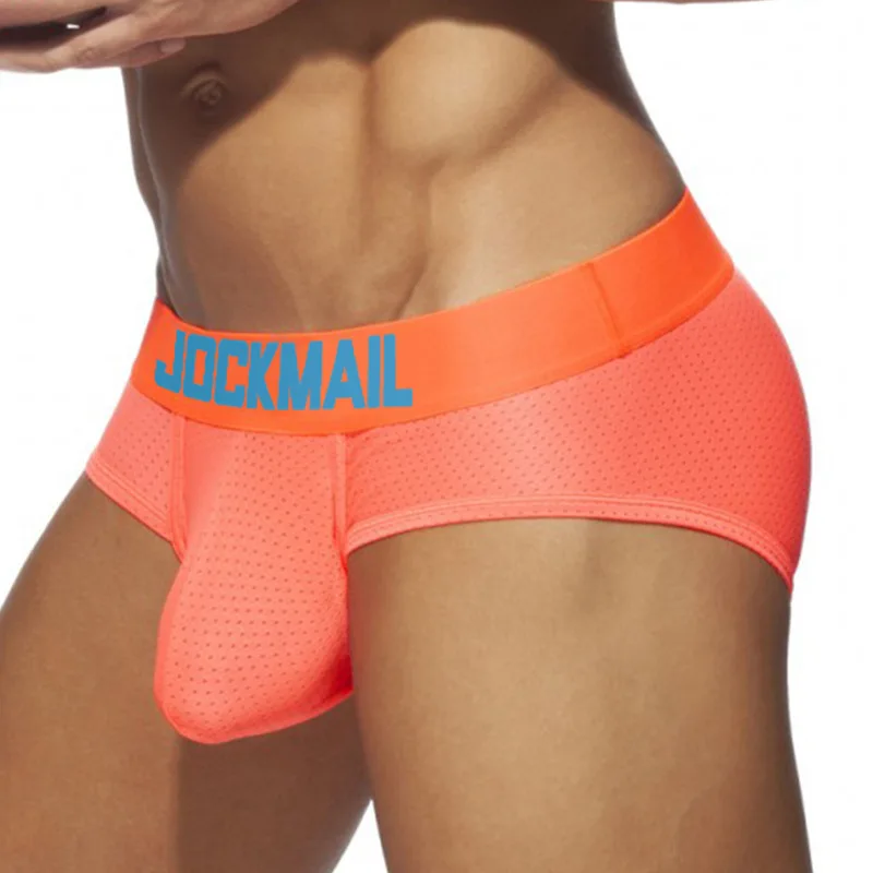 Jockmail Nieuwe Mannen Ondergoed Driehoek Ondergoed Mesh Ademend Sport Fitness Brave Persoon Boxer Hombre Sexy Ropa Interieur Hombre