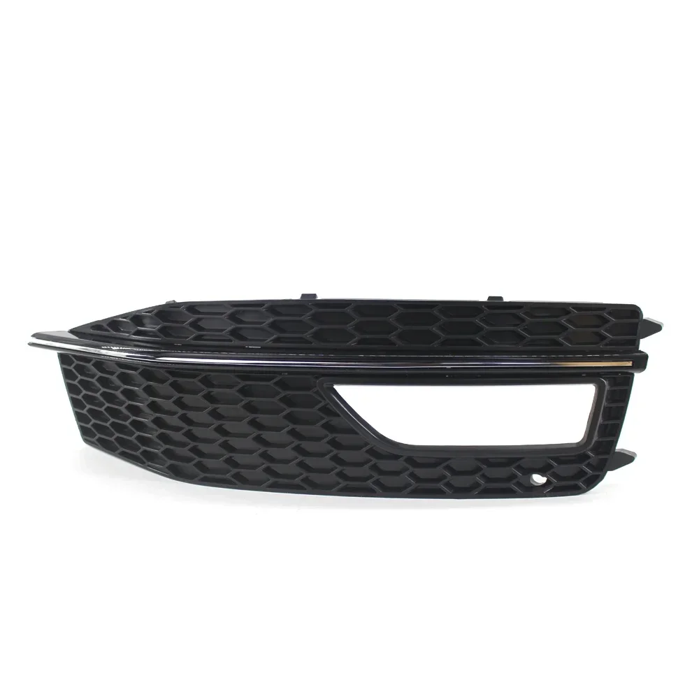 Fog Light Lamp Cover Grill For Audi A4 B8.5 S-Line S4 2012 2013 2014 2015 Honeycomb Mesh Front Bumper Grille RS4 Style 8K0807681