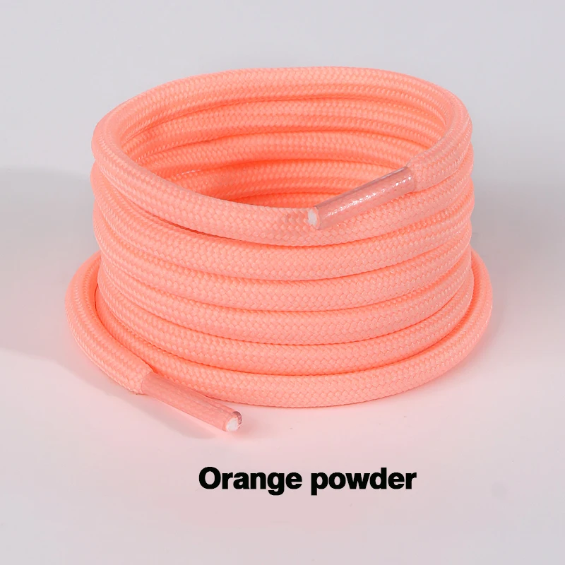 2025 Frühling und Sommer Beliebte Einfarbige Macaron-Schnürsenkel 5mm Runde Polyester Freizeit Unisex-Schnürsenkel – Detail 19