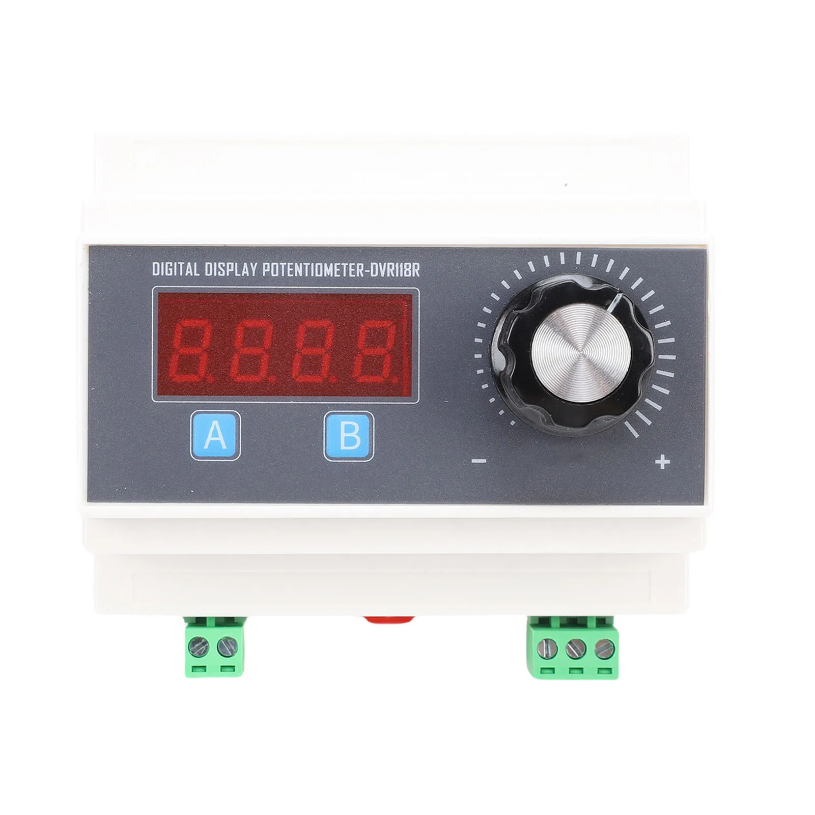 

Digital Display Potentiometer 10KΩ 2W 4 Digit Display Rail Mount Programmable Potentiometer for Speed Controller PLC Inverter