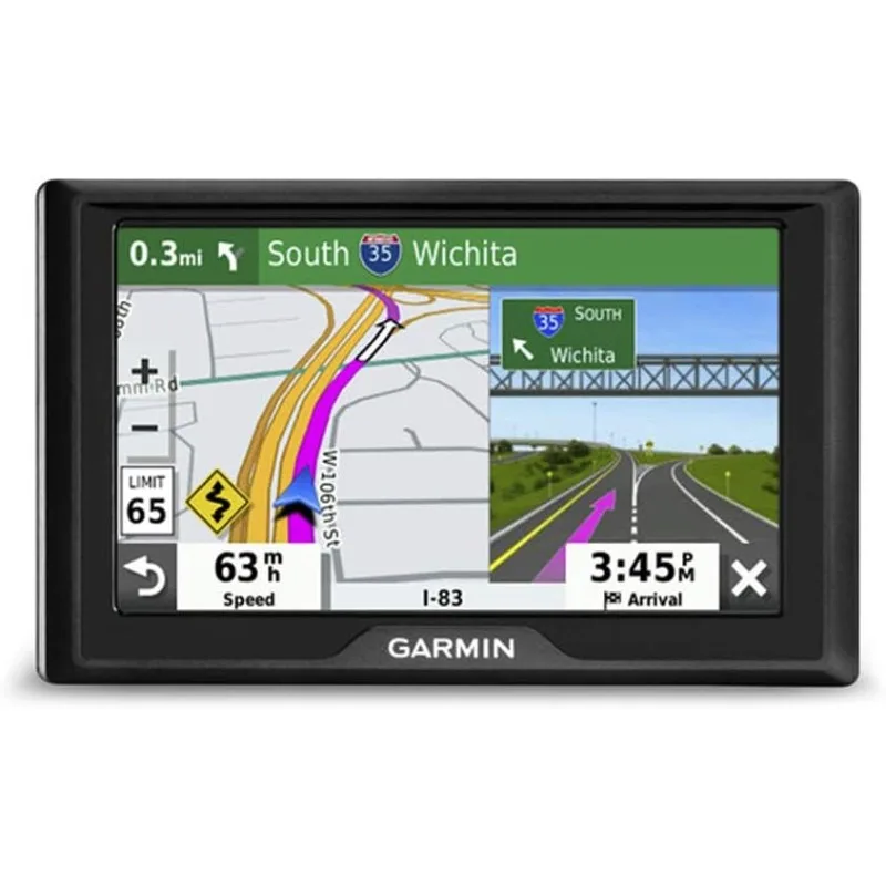 Drive 52, GPS Navigator with 5” Display, Simple On-Screen Menus and Easy-to-See Maps