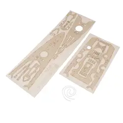 1/350 Wooden Bismarck Battleship Warship Deck DIY Upgrade Parts, 1:350 Scale USS Missouri BB-63 Circa 1991 Model Toys Accessory