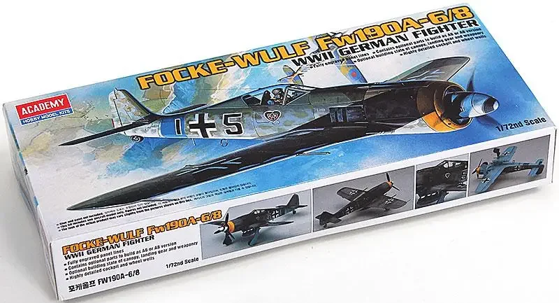 Академия 12480 1/72 Focke Wulf Fw 190A-6/8 (пластиковая модель)