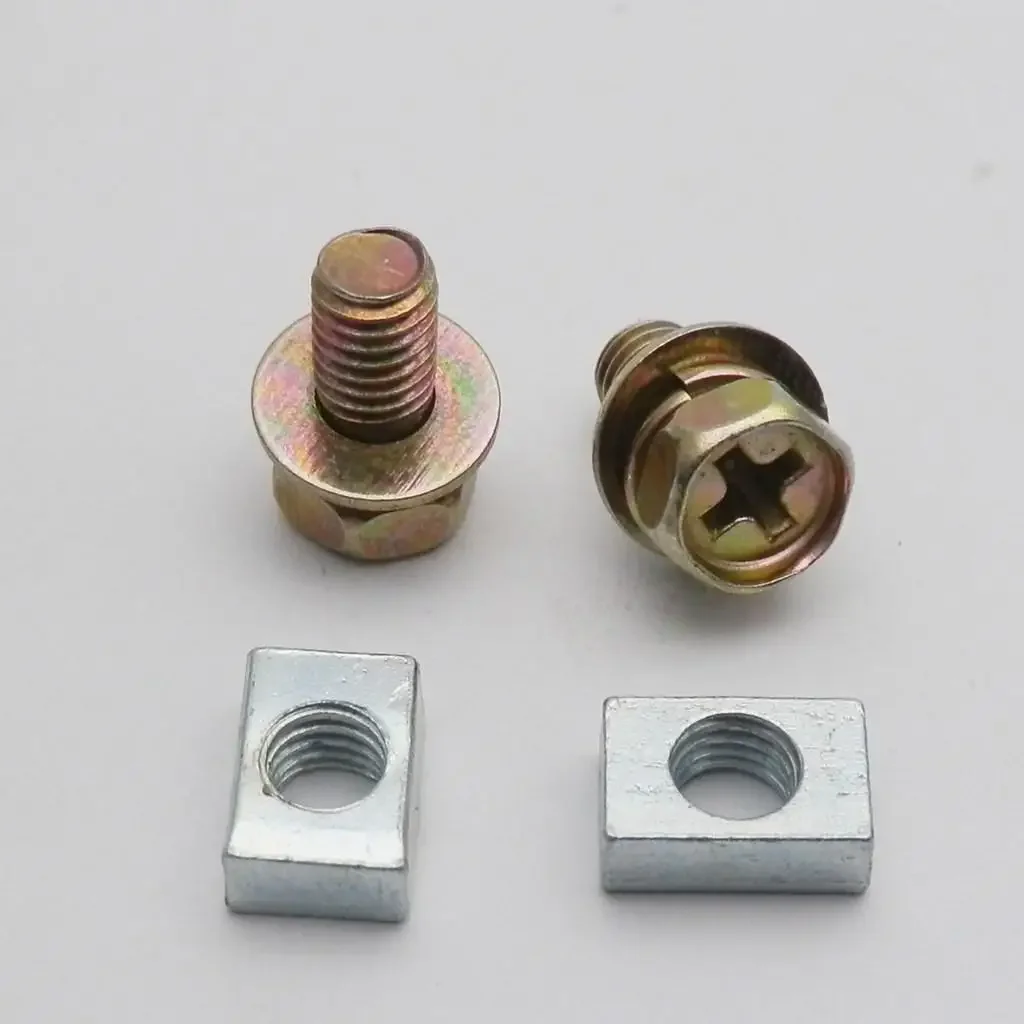 10 ชุด Universal รถจักรยานยนต์สกู๊ตเตอร์ ATV Dirt BIKE แบตเตอรี่ NUT และ Bolt สกรู M5x10mm M6x12mm 4Ah 5Ah 6AH 7Ah