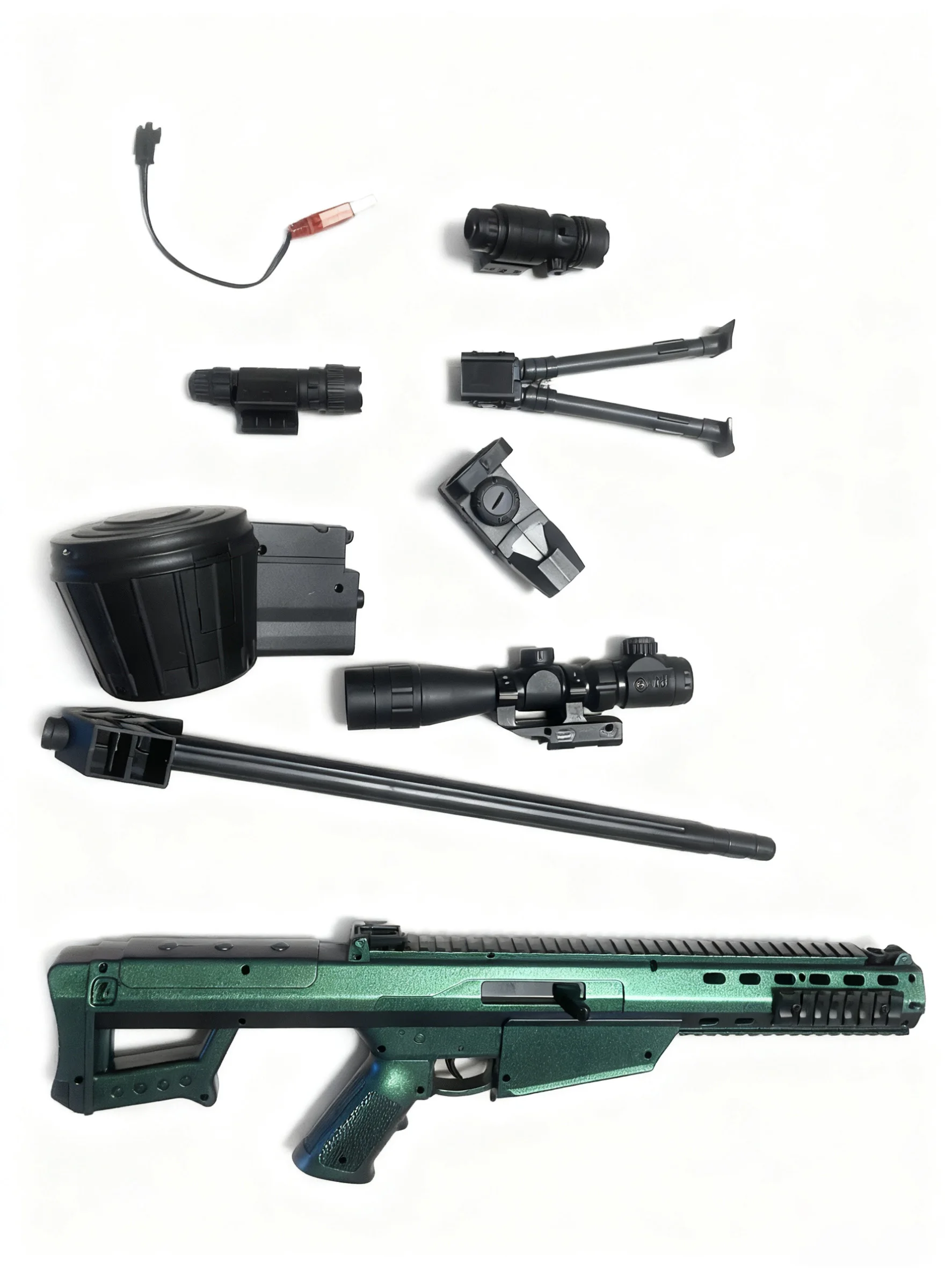 バレットカメレオンレイジプロオート電動ジェルブラスター7.4V高速ジェルボールブラスターガン（ジェルボール500個付き）屋外チーム戦闘用