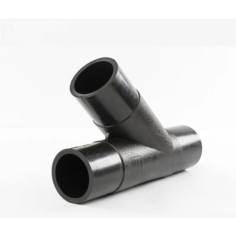 New Material 110PE Butt 63 Oblique Tee 75 Water Pipe 90 Connector Y Tee Accessories High Pressure